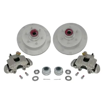 Knott Boat Trailer 12 inch 6 Bolt 5,200 - 6,000 lb Axle Coated Integral Disc Brake Kit