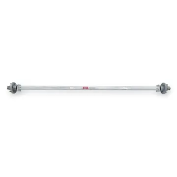 Autoflex-Knott 3750lb 83.5 inch Hub Face Galvanized Trailer Axle with Pre-Installed Idler Hubs