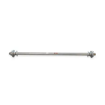 Autoflex-Knott 3750lb 72 inch Hub Face Galvanized Trailer Axle with Pre-Installed Idler Hubs
