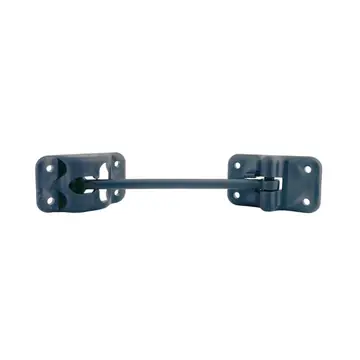 Enclosed Trailer Door Latch and Holder Black Plastic 6 inch