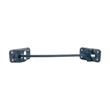 Enclosed Trailer Door Latch and Holder Black Plastic 10 inch