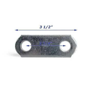 Leaf Spring Shackle Zinc Plated Steel 2 1/4 inch Long