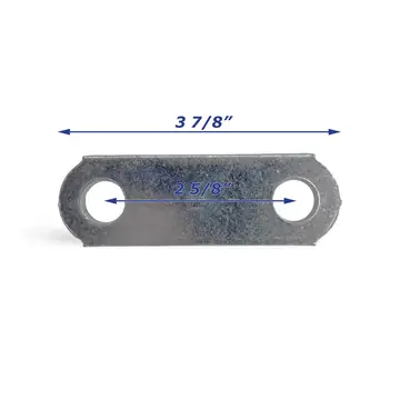 Leaf Spring Shackle Zinc Plated Steel 2 5/8 inch Long