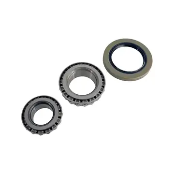 Trailer Hub Kit for 8,000 lb 8 Bolt Grease Hubs, Bearings 1 1/4" (02475) x 1 3/4" (25580)