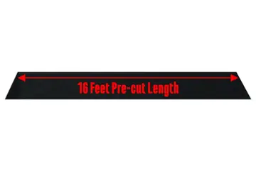 Boat Trailer Bunk Board Black Marine Carpet 12 inch Wide - 16 Feet