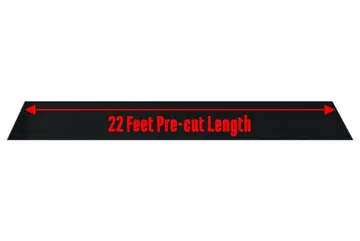 Boat Trailer Bunk Board Black Marine Carpet 12 inch Wide - 22 Feet