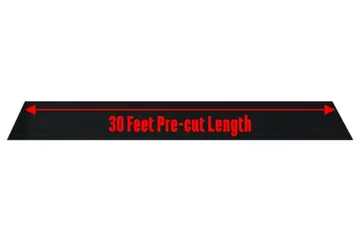 Boat Trailer Bunk Board Black Marine Carpet 12 inch Wide - 30 Feet
