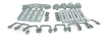 Sturdy Built (8) 8" Galvanized Swivel Top Bunk Bracket Kit with Hardware for 2x3 Boat Trailer Crossmember…