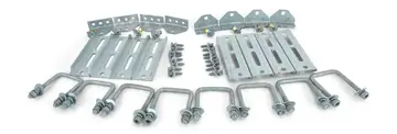 Sturdy Built (8) 8" Galvanized Swivel Top Bunk Bracket Kit with Hardware for 3x3 Boat Trailer Crossmember